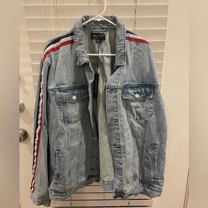 Pacsun Striped Jean Jacket